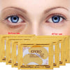 New Crystal Gold Powder Gel Collagen Eye Mask - Anti Aging,Dark Circles And Puffiness, Anti Wrinkle, Moisturising,Whitening, Smoothing Skin (5Pair)
