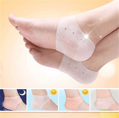 New Silicone Moisturizing Gel Heel Socks Cracked Foot Skin Care Protectors Anti Cracking