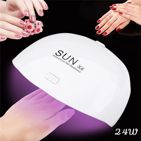 24W 12LED UV  Nail Dryer Manicure Lamp